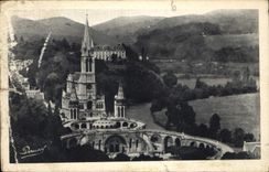 CPA Lourdes La Basilique 