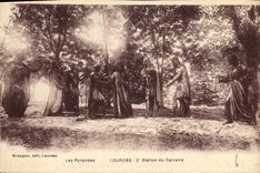 CPA Lourdes Station du Calvaire 