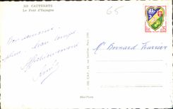 CPA Cauterets Le Pont d'Espagne 