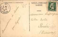 CPA Lourdes L'Esplanade et le Chateau 