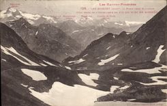 CPA Lac Doncet vue prise de l'Hotellerie du Pic du Midi de Bigorre 