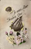 CPA Je vous Aime Devinez Qui 