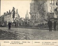 CPA En Belgique Ypres Rue du Marche au Beurre 