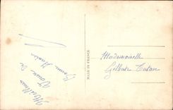 CPA Bonne Annee Femme