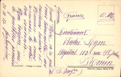 CPA Fiorisce al ciel sereno Nel Meriggio dinanzi a l'Innocente Letiz a de le cose e a la vittrice Op