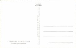 CPA Grottes de Betharram Colonne en Formation 
