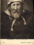 CPA Rembrandt Portrait d un Vieux Juif Judaica