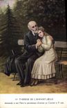 CPA Ste Therese de l'Enfant Jesus Demande a son Pere la Permission d'entrer au Carmel a 15 ans 