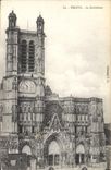 CPA Troyes La Cathedrale 