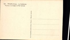 CPA Troyes Aube La Cathedrale Pourtour du Choeur et Nef Laterale 