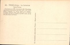 CPA Troyes Aube La Cathedrale Saint Pierre