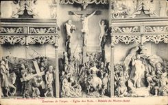 CPA Environs de Troyes Eglise des Noes Retable du Maitre Autel 