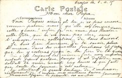 CPA Campagne de 1914 Ruines du Palais Episcopal Cheminee de la Galerie des Rois Bombardement du 19 s