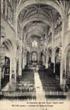 CPA Troyes Aube Interieur de l'Eglise St Nicolas 
