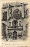 CPA Troyes Aube Eglise Saint Nicolas Portail Sud 