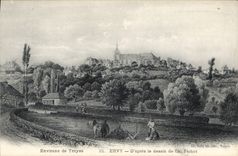 CPA Environs de Troyes Ervy d'Apres le dessin de Ch Fichot 