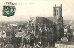 CPA Troyes Le Chevet de la Cathedrale 