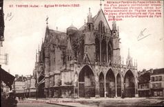 CPA Troyes Aube Eglise St Urbain 