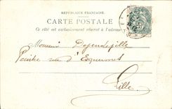 CPA Grille de l'Hotel Dieu Mon Hist Troyes 