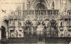 CPA Troyes Jube de l'Eglise Ste Madeleine 