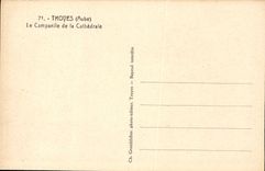 CPA Troyes Aube Le Campanile de la Cathedrale 