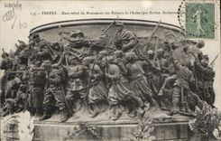 CPA Troyes Haut Relief du Monument des Enfants de l'Aube 