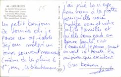 CPA Lourdes La Grotte Miraculeuse 