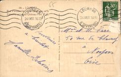 CPA Lourdes Vue d'Ensemble sur la Basilique et le Calvaire prise du Chateau Fort 