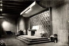 CPA Lourdes Hautes Pyrenees Basilique Souterraine St Pie X La Chapelle Pax Christi 