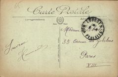 CPA Lourdes La Vierge Couronnee et le Chateau 