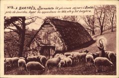 CPA A Bartres Bernadette fit plusieurs sejours a Bartres pres de Lourdes 