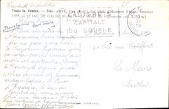 CPA Jove Pau B P Le Lac de Gaube H P Le Massif du Vignemale 