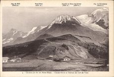 CPA Chemin de fer du Mont Blanc Chalet Hotel et Station du Col de Voza 