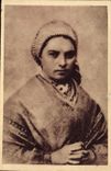 CPA Lourdes Portrait Authentique de la Bienheureuse Bernadette Soubirous 