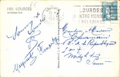 CPA Lourdes Le Chateau Fort 