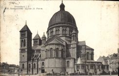 CPA Strasburg St Peterskirche Eglise St Pierre 