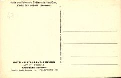 CPA Env de Saverne Ruine Geroldseck 