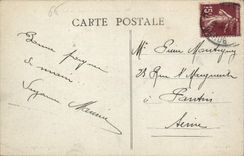 CPA Dauphine Vallee de l'Eau d'Olle dans les broullards et le Chains de Belledonne 