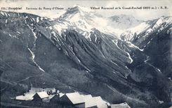 CPA Dauphine Environs du Bourg d'Oisans Villard Reymond et le Grand Rochail 3070 m 