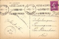 CPA Lourdes La Grotte 