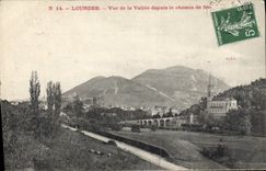 CPA Lourdes La Basilique et le Pic du Jer 