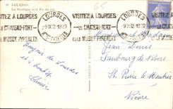 CPA Lourdes Calvaire Breton 