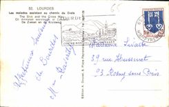 CPA Lourdes La Basilique et le Pic du Jer 