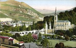 CPA Lourdes L'enfance de Ste Bernadette a Bartros 