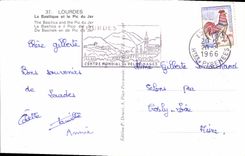 CPA Lourdes La Basilique 