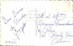 CPA Lourdes L'Apparition 