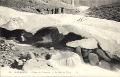 CPA Gavarnie Cirque de Gavarnie Le Pont de Neige 