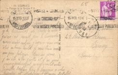 CPA Lourdes La Vierge de la Grotte 