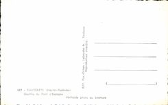 CPA Cauterets Hautes Pyrenees Gouffre du Pont d'Espagne 