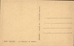 CPA Lourdes La Basilique du Rosaire 